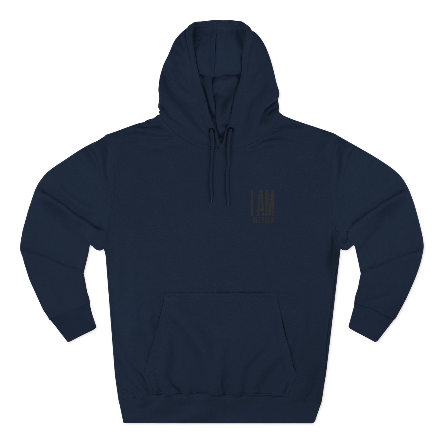 IAM Blessed Embroidered Hoodie Printify