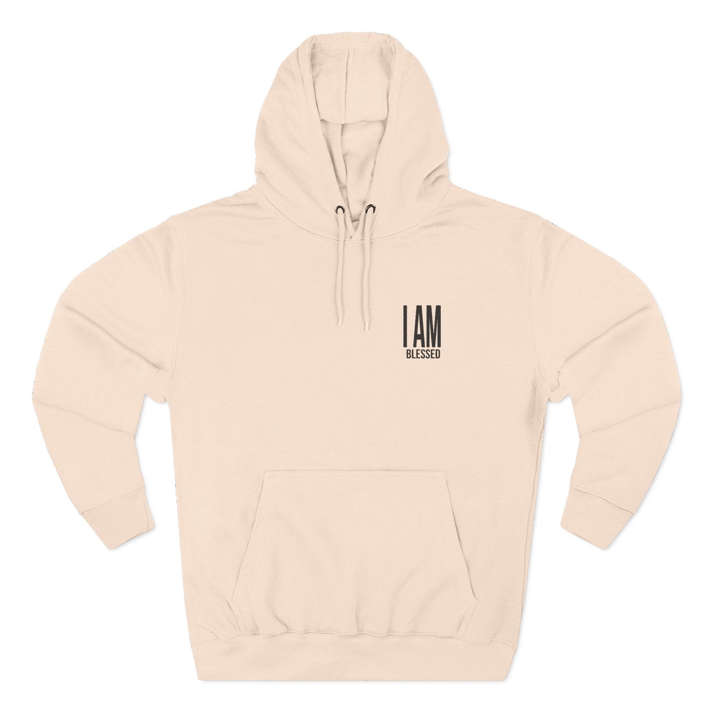 IAM Blessed Embroidered Hoodie Printify