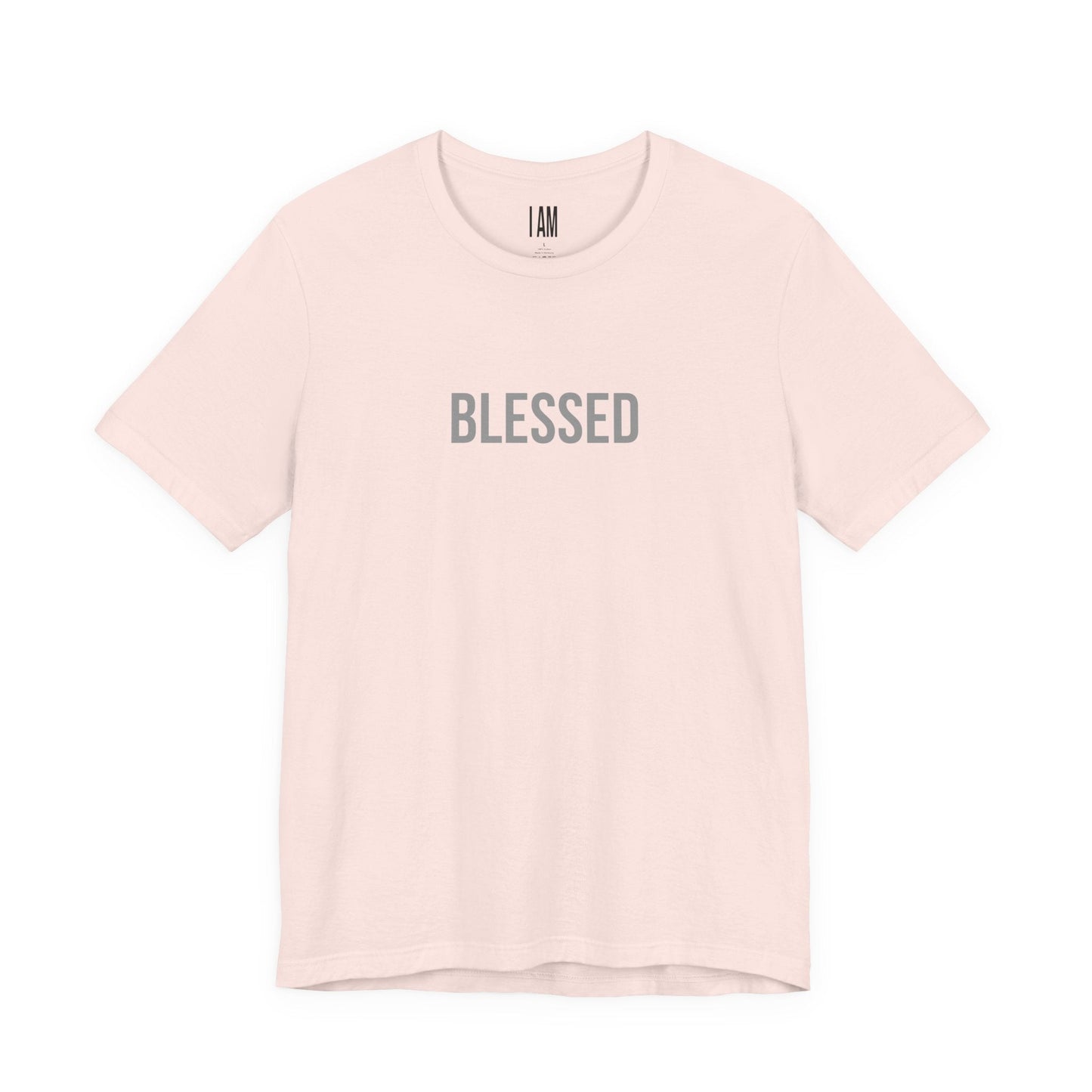 I Am Blessed - Unisex Tee - Back "IAM" Logo Printify