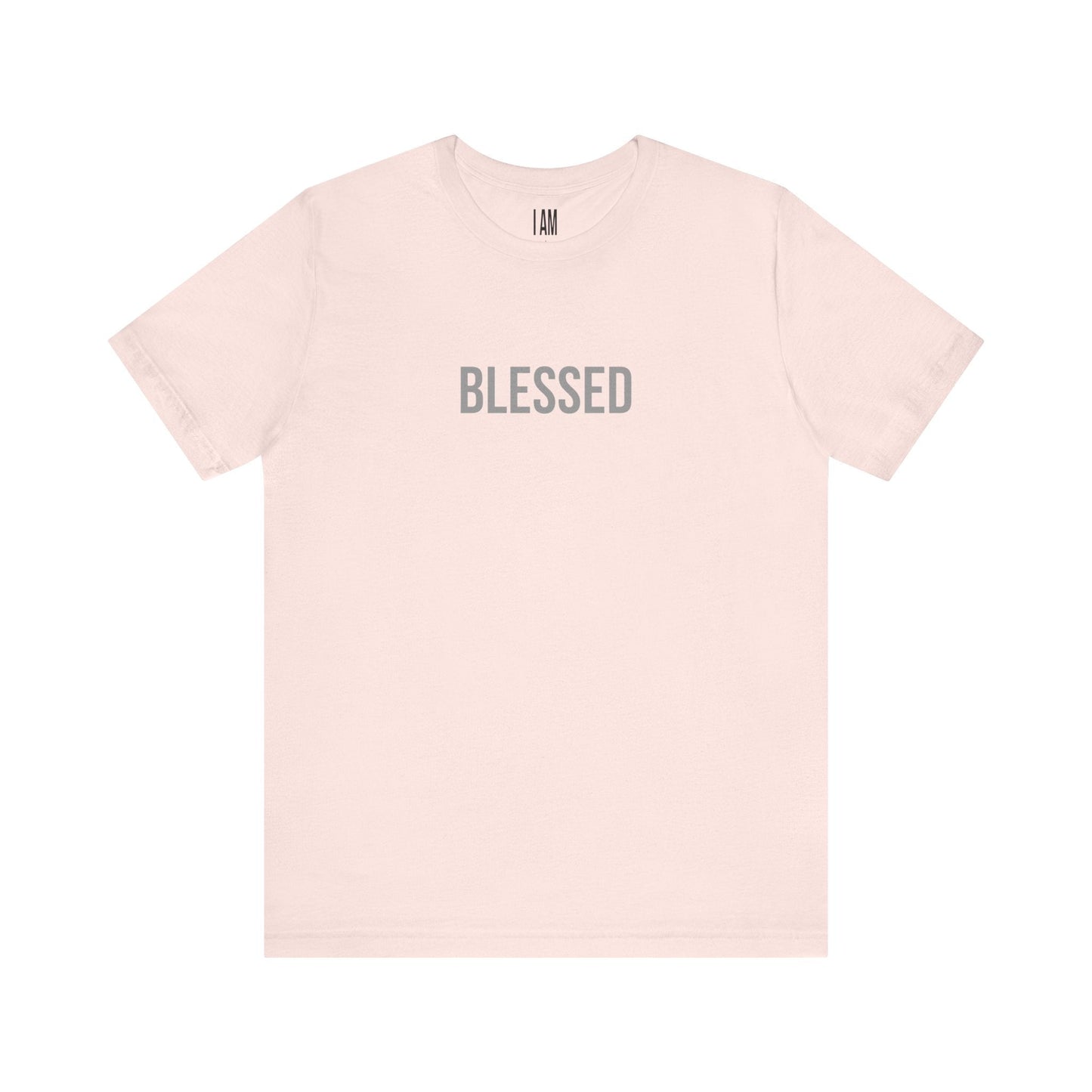 I Am Blessed - Unisex Tee - Back "IAM" Logo Printify