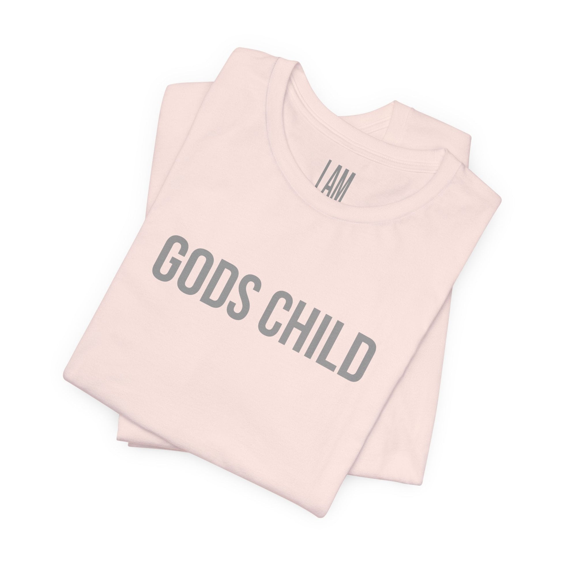 Gods Child Unisex Tee - Back "IAM" Logo Printify