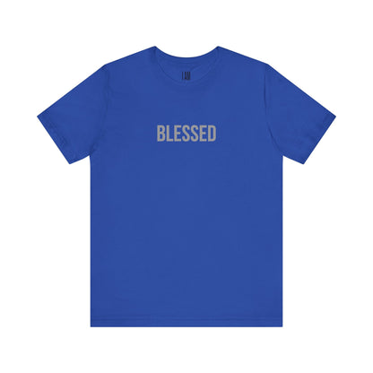 I Am Blessed - Unisex Tee - Back "IAM" Logo Printify