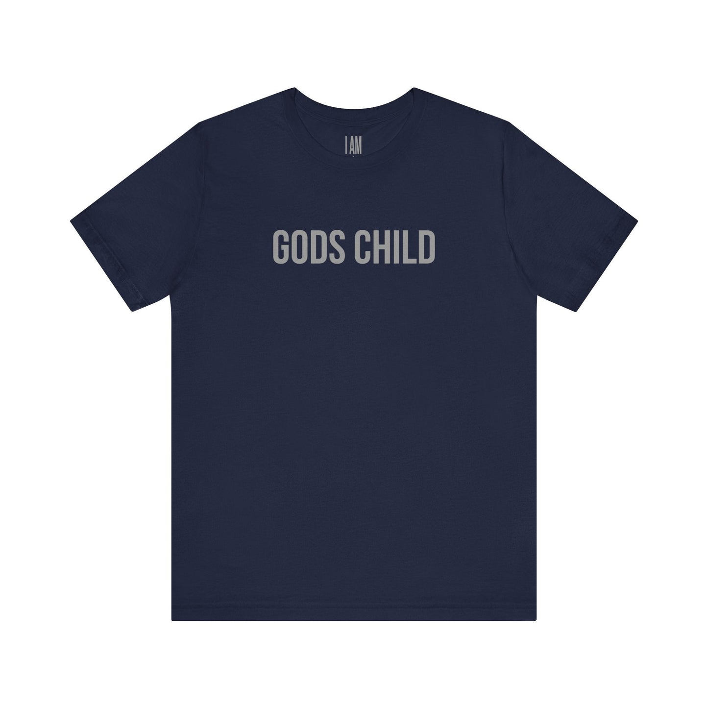 Gods Child Unisex Tee - Back "IAM" Logo Printify