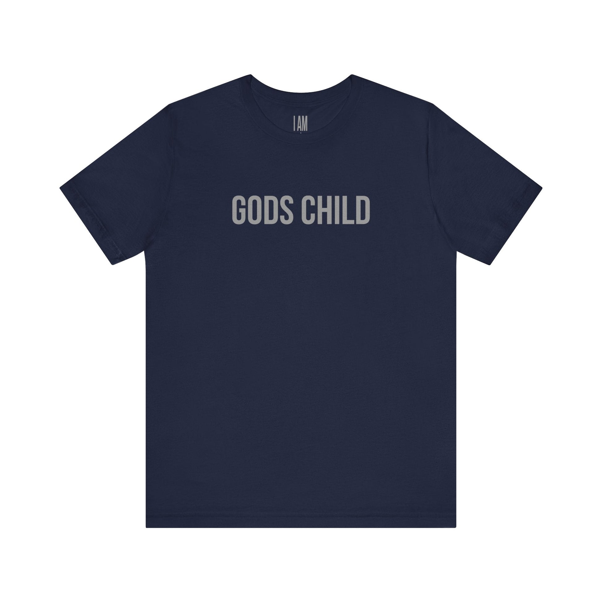 Gods Child Unisex Tee - Back "IAM" Logo Printify