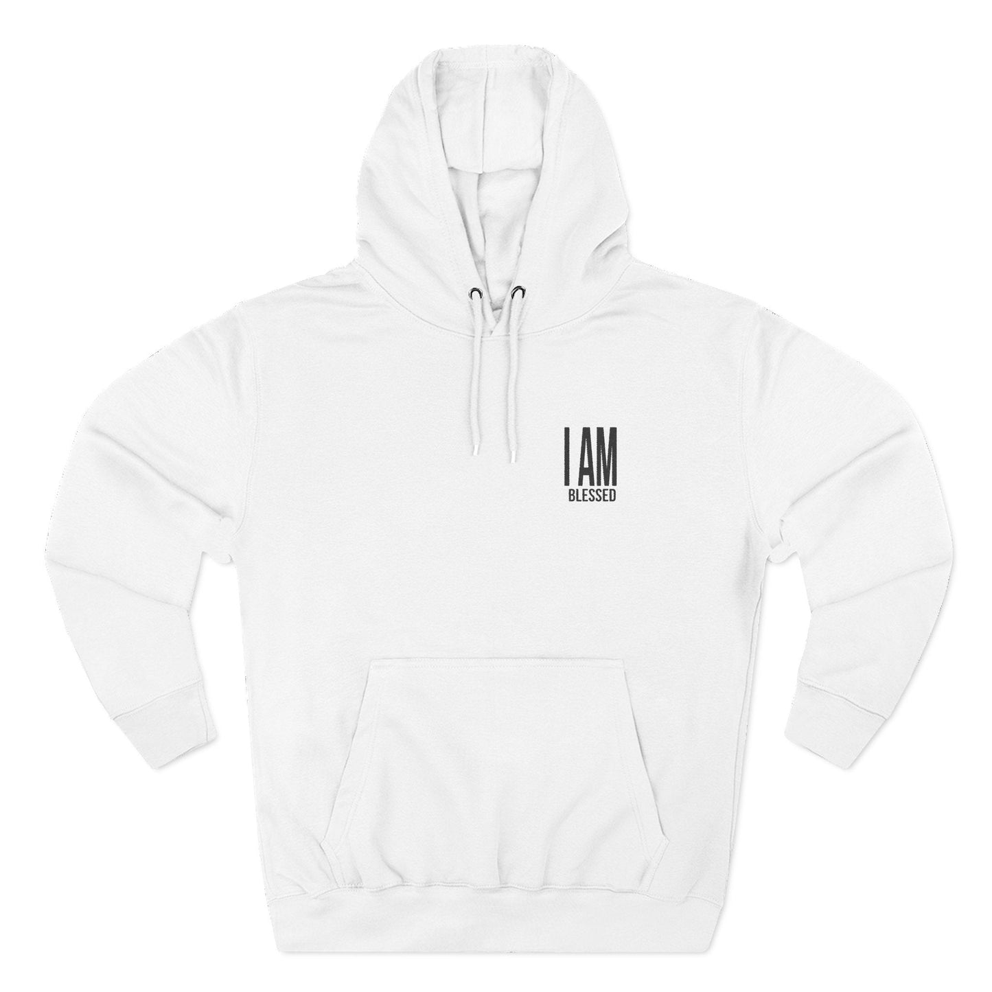 IAM Blessed Embroidered Hoodie Printify