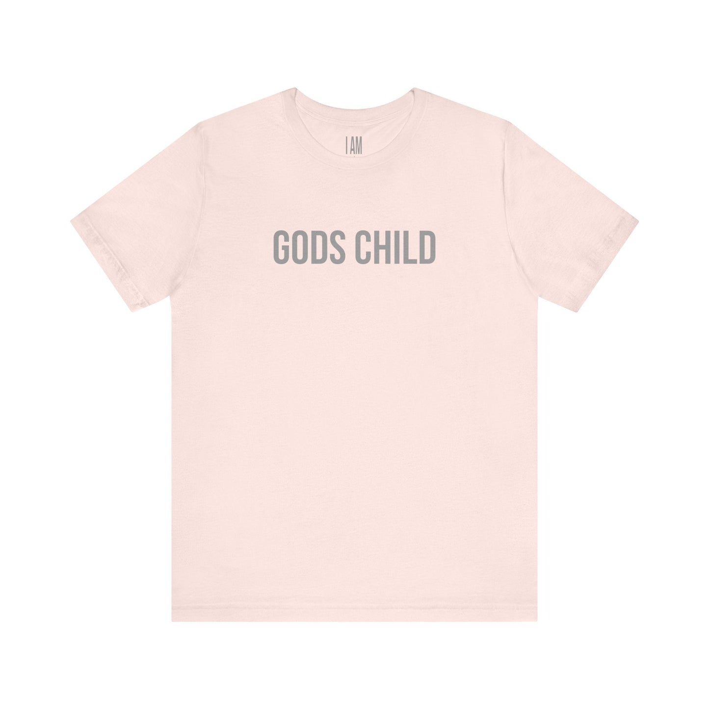 Gods Child Unisex Tee - Back "IAM" Logo Printify