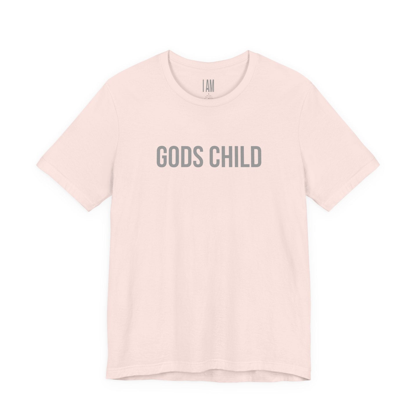 Gods Child Unisex Tee - Back "IAM" Logo Printify