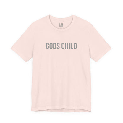 Gods Child Unisex Tee - Back "IAM" Logo Printify