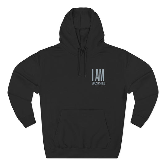 I AM GodsChild Embroidered Fleece Hoodie Printify