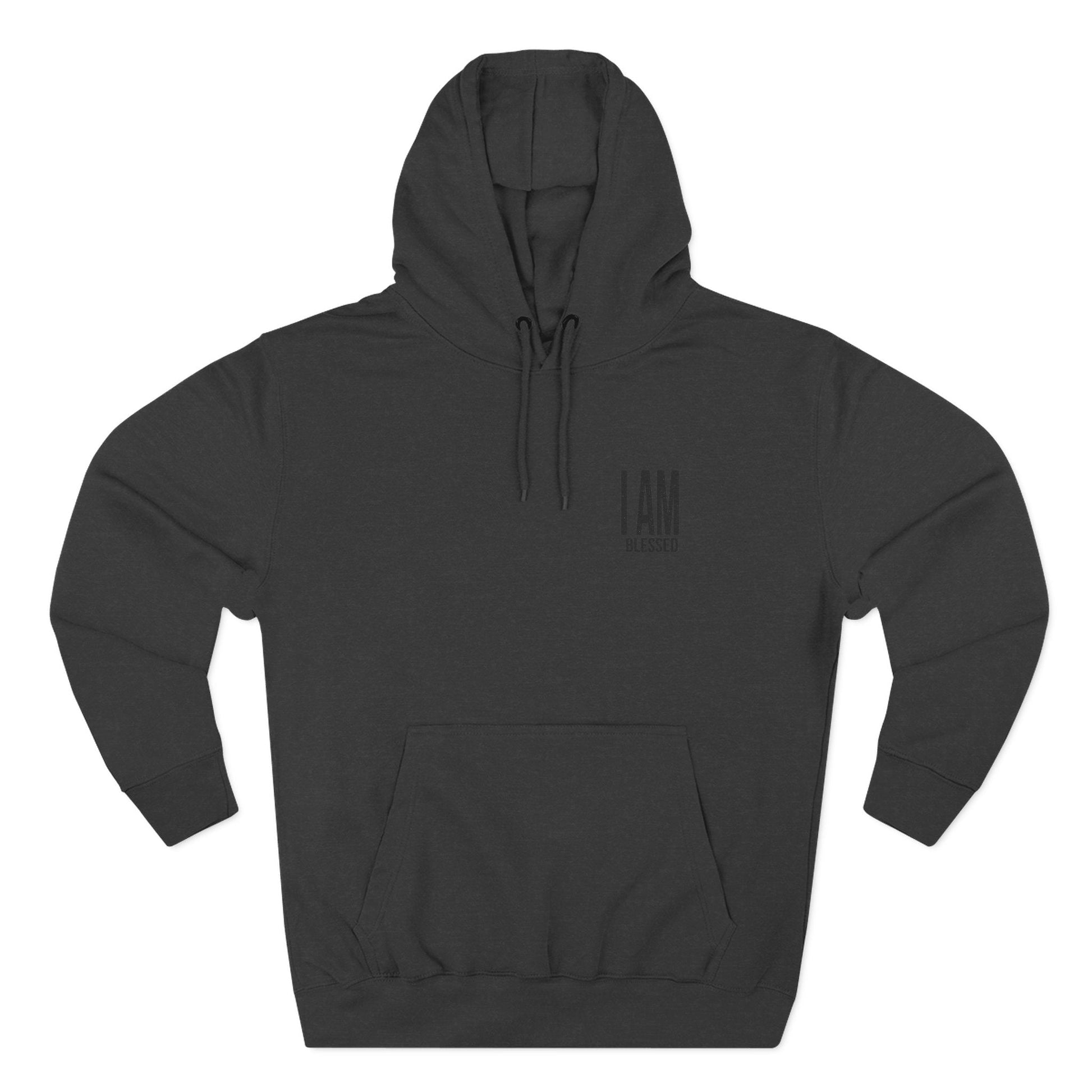 IAM Blessed Embroidered Hoodie Printify