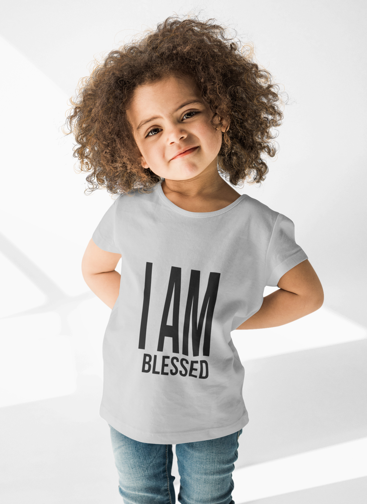 I Am Blessed Kids T-Shirt Printify