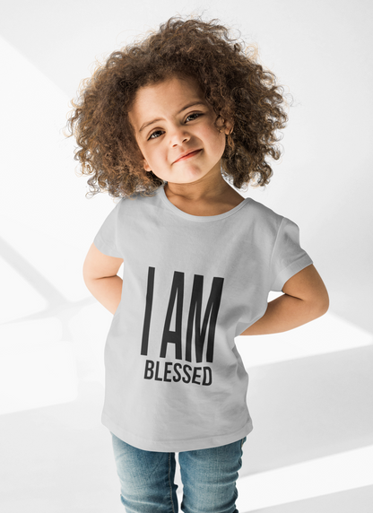 I Am Blessed Kids T-Shirt Printify