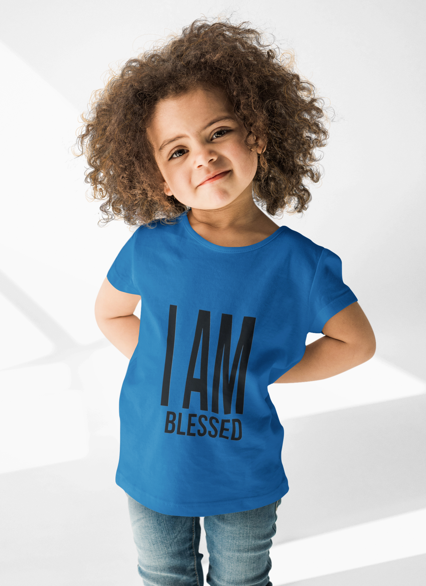 I Am Blessed Kids T-Shirt Printify