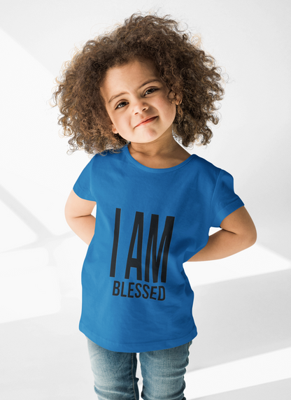 I Am Blessed Kids T-Shirt Printify