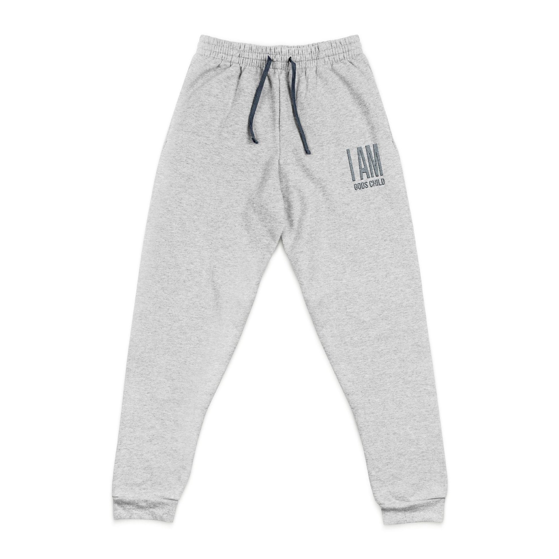 I AM Gods ChildEmbroidered Unisex Joggers Printify