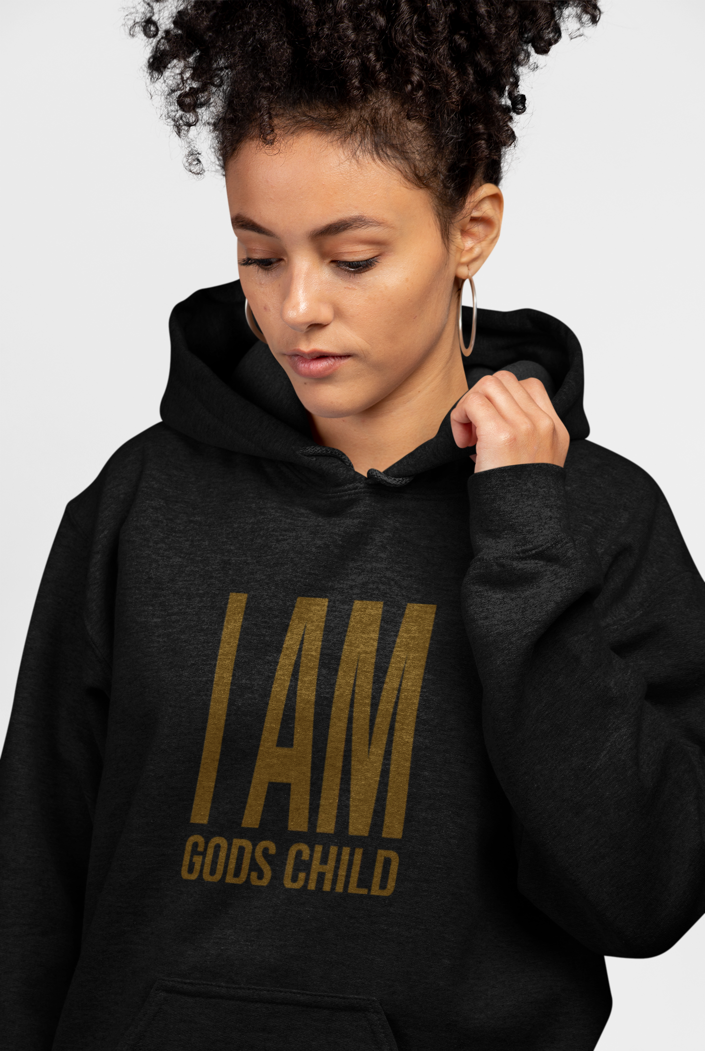 IAM Gods Child Unisex Hoodie - Fall Colllection Printify