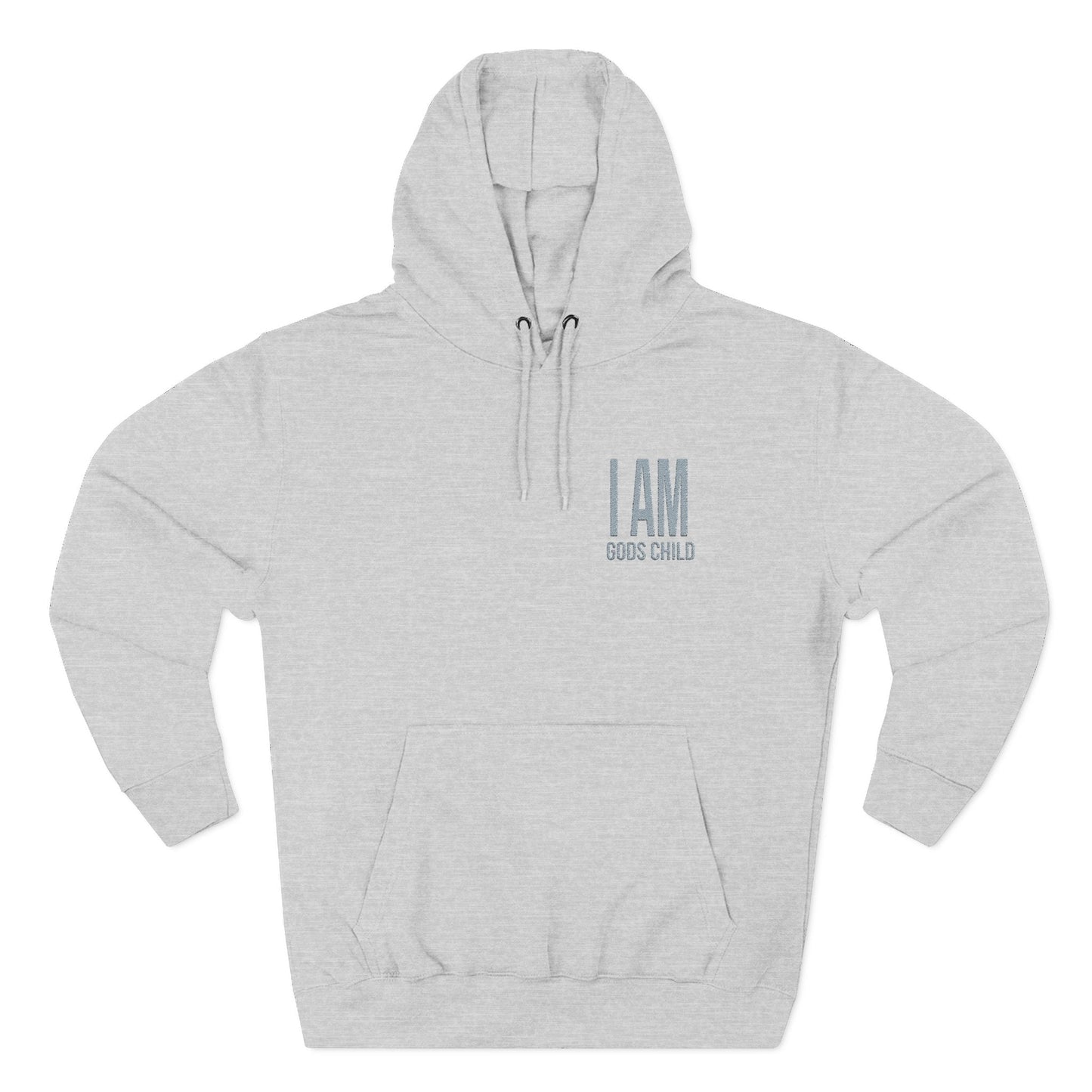 I AM GodsChild Embroidered Fleece Hoodie Printify