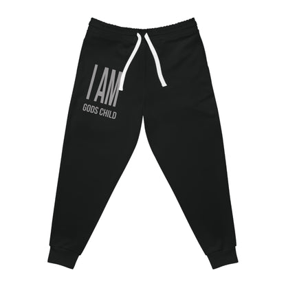 I Am God's Child Athletic Joggers, Printify