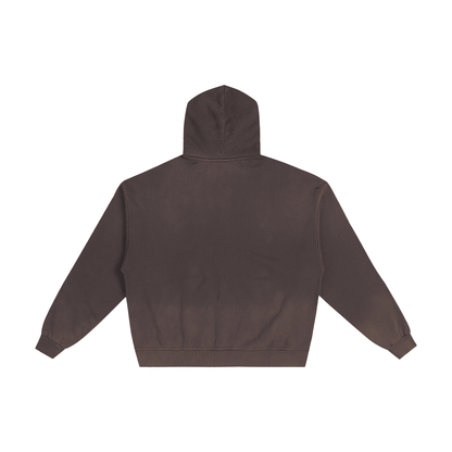 Hand-Frayed Sunfade Zip Hoodie ODMPOD