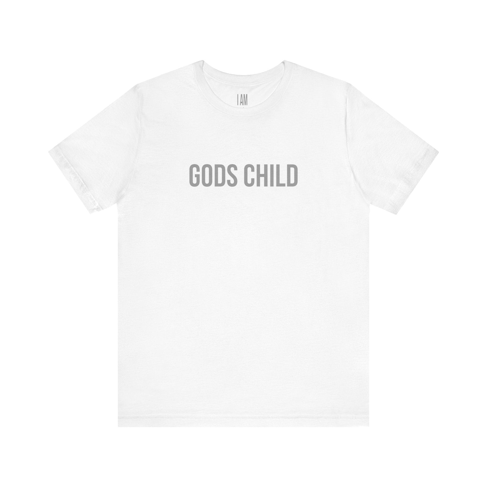 Gods Child Unisex Tee - Back "IAM" Logo Printify