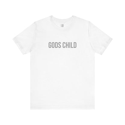 Gods Child Unisex Tee - Back "IAM" Logo Printify