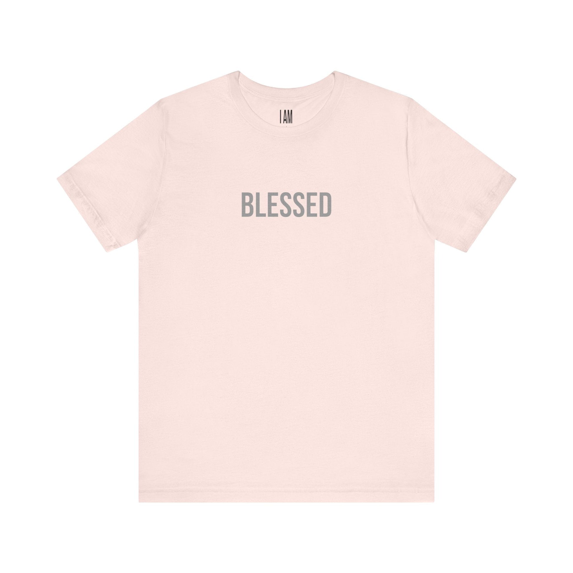 I Am Blessed - Unisex Tee - Back "IAM" Logo Printify