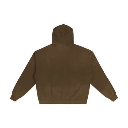 Hand-Frayed Sunfade Zip Hoodie ODMPOD