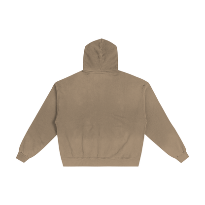 Hand-Frayed Sunfade Zip Hoodie ODMPOD